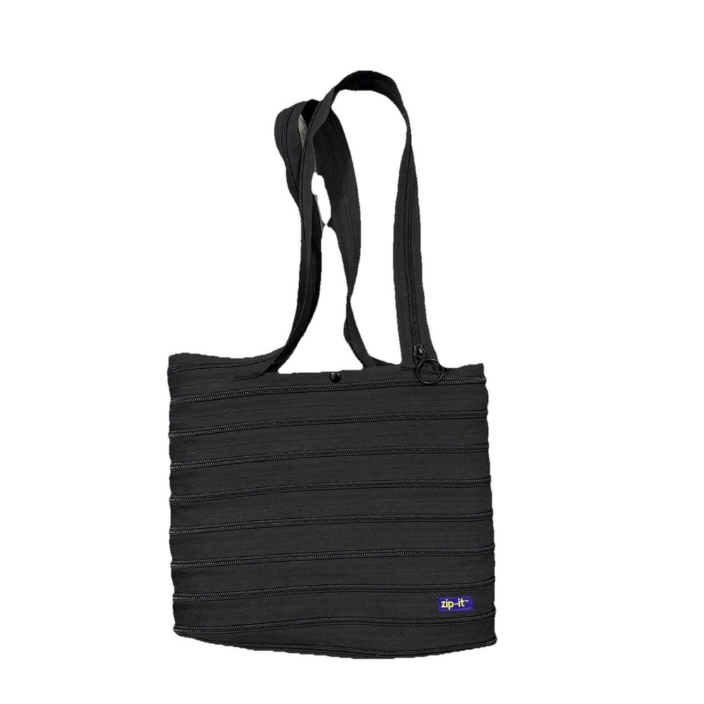 NEW Zipit Cabana Medium 2 Handle Tote Bag BLACK